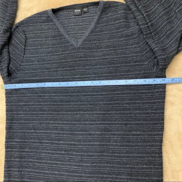 Boss Hugo Boss Striped Slim Fit Wool Sweater - Picture 14 of 15